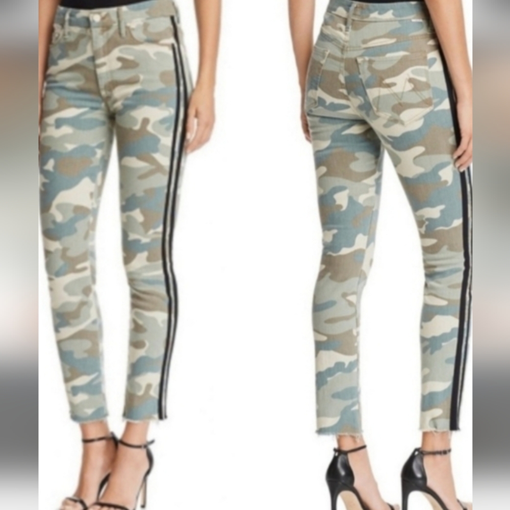 Mother High Waisted Looker Ankle Fray